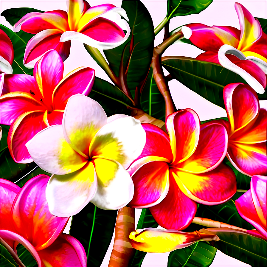 Plumeria Flower Png Icn PNG Image