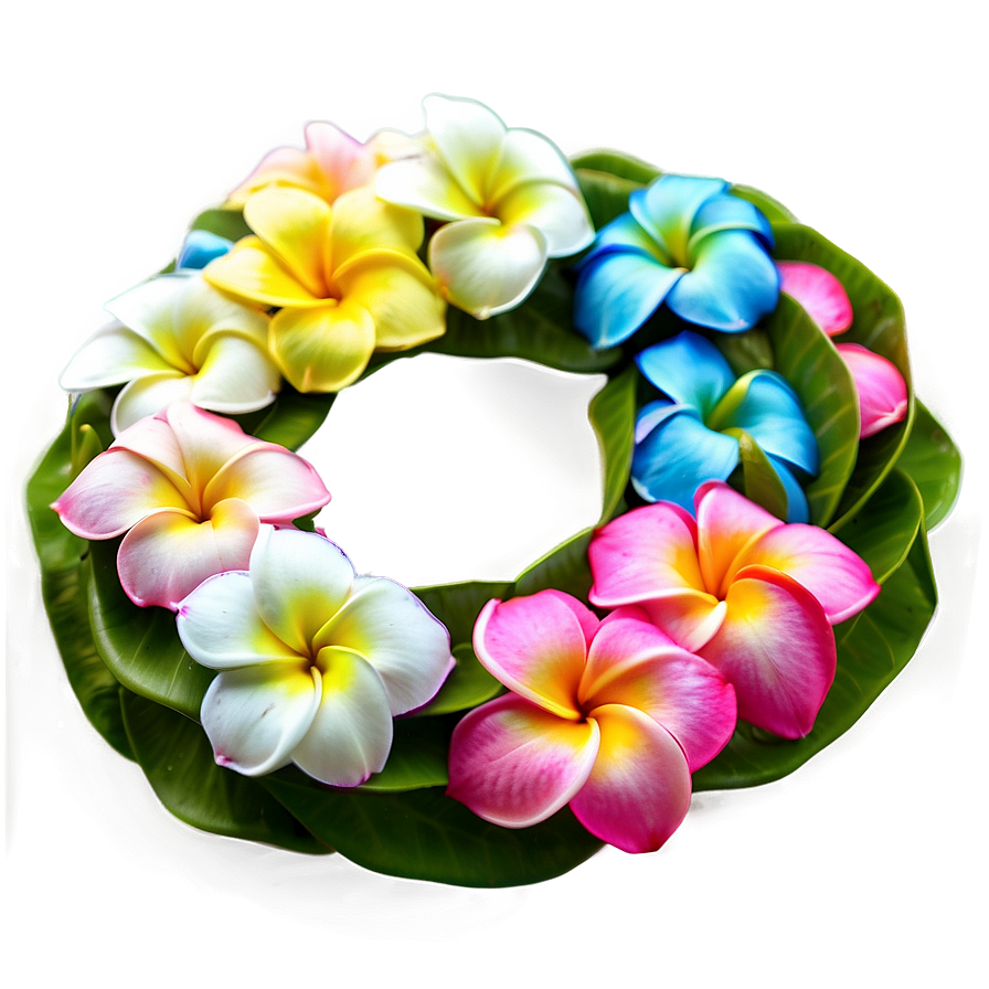 Plumeria Hawaiian Lei Png Kaw PNG Image