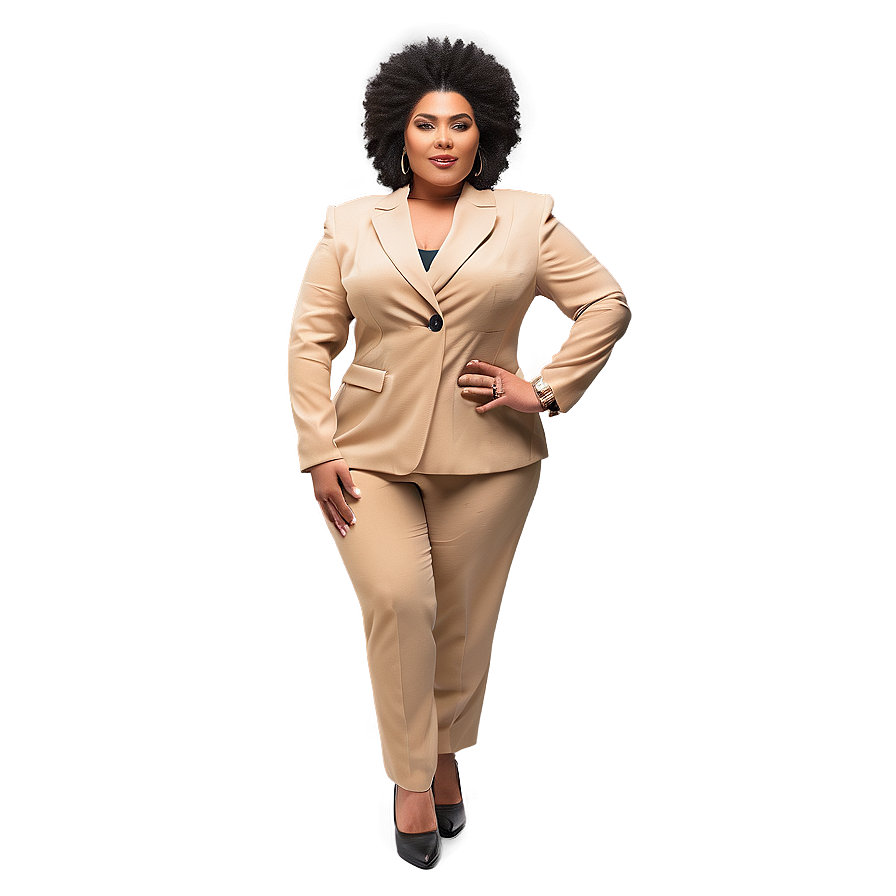 Plus Size Business Suit Png Gth92 PNG Image