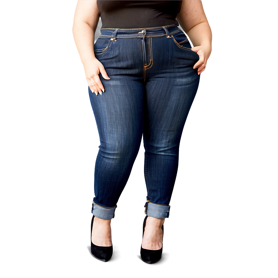 Plus Size Jeans Png 05242024 PNG Image