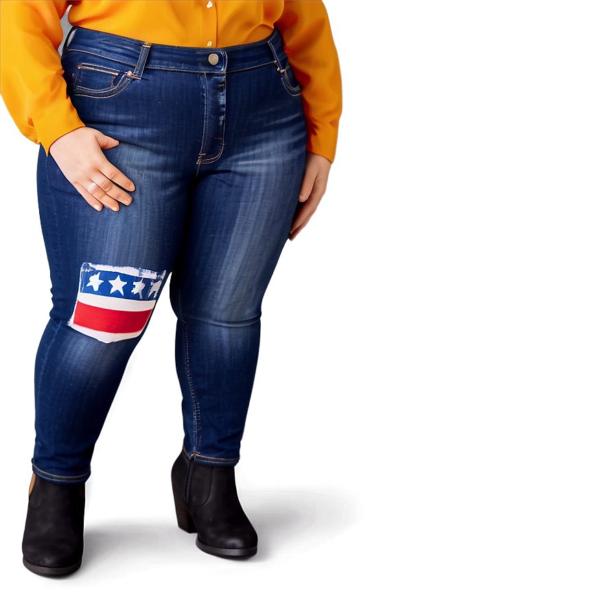 Plus Size Jeans Png 05242024 PNG Image