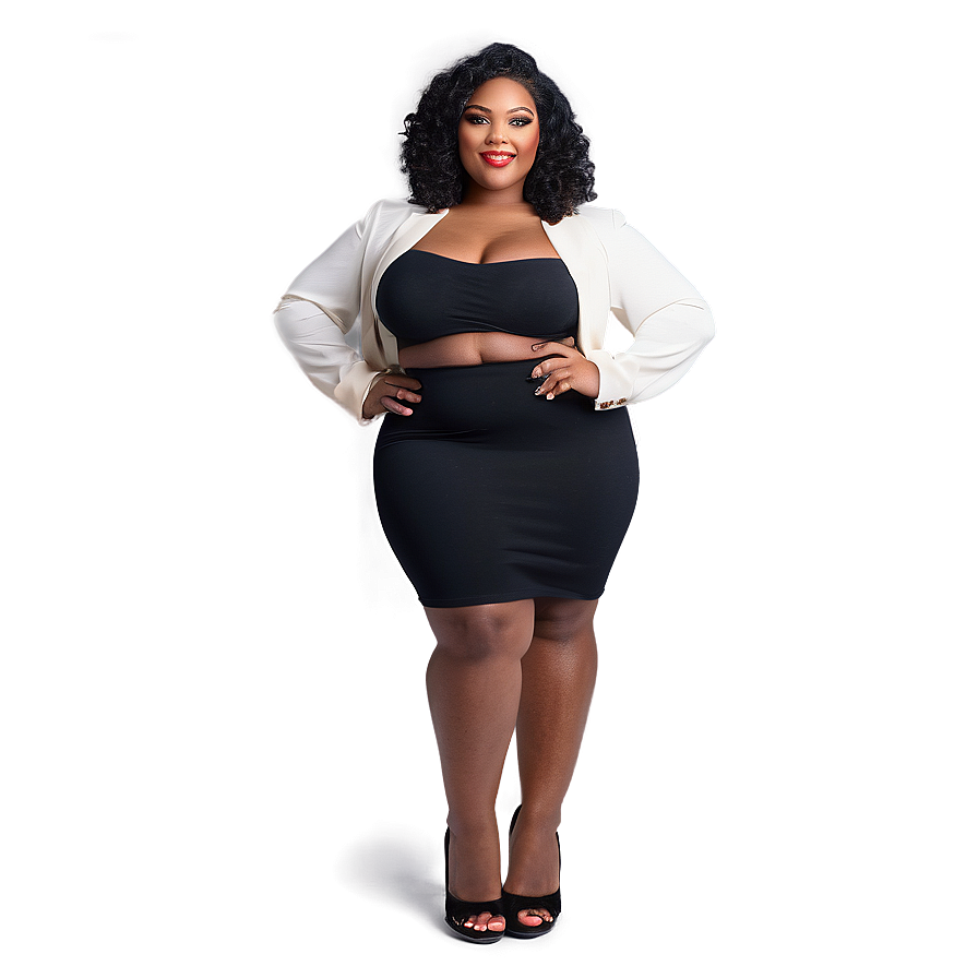 Plus Size Model Style Png Yvr PNG Image