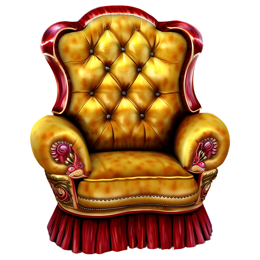 Plush Velvet Silla Png 21 PNG Image