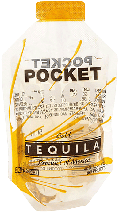 Pocket Tequila Pouch Transparent Background PNG Image