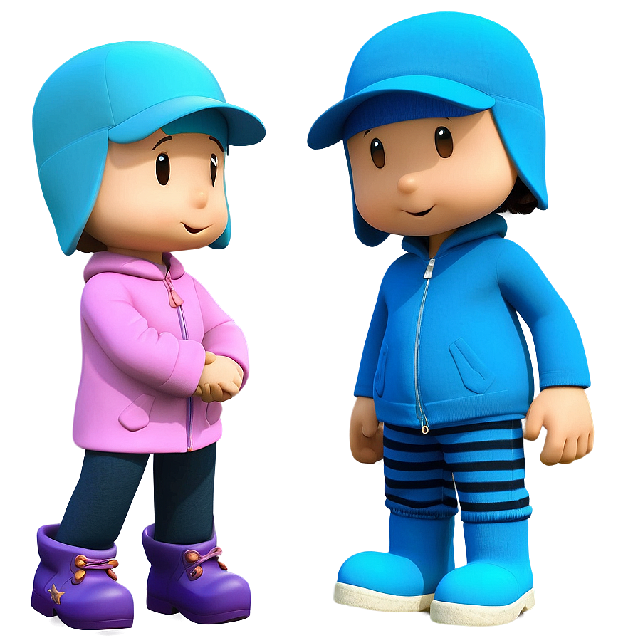 Pocoyo And Elly Adventure Png Ofl PNG Image