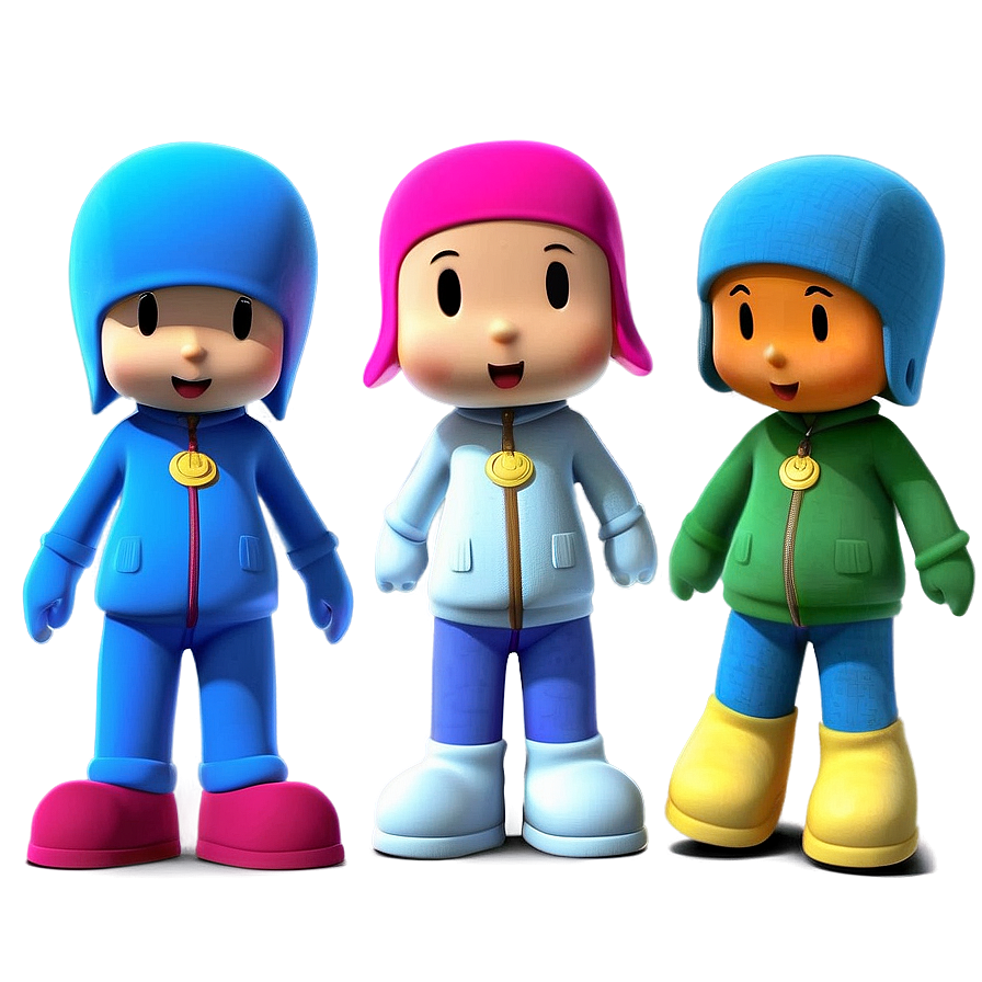 Pocoyo And Friends Illustration Png 05232024 PNG Image