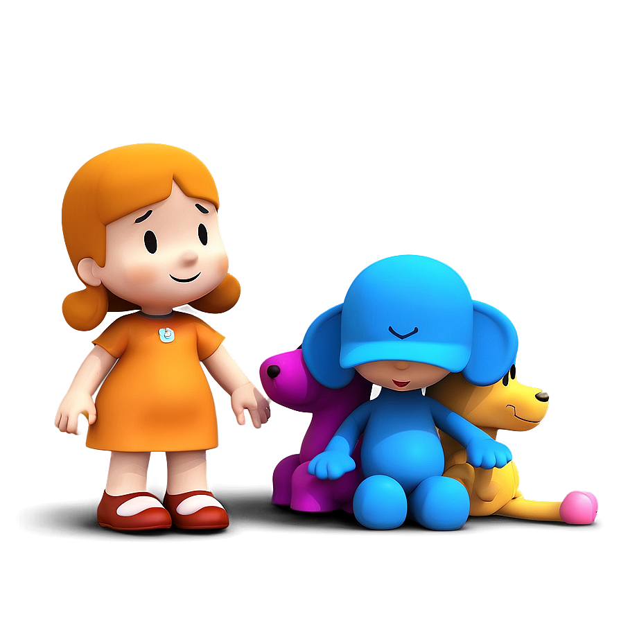 Pocoyo And Loula Friendship Png 23 PNG Image