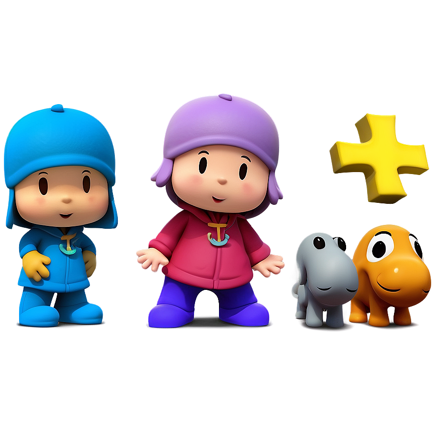 Pocoyo And The Puzzle Game Png Fep18 PNG Image