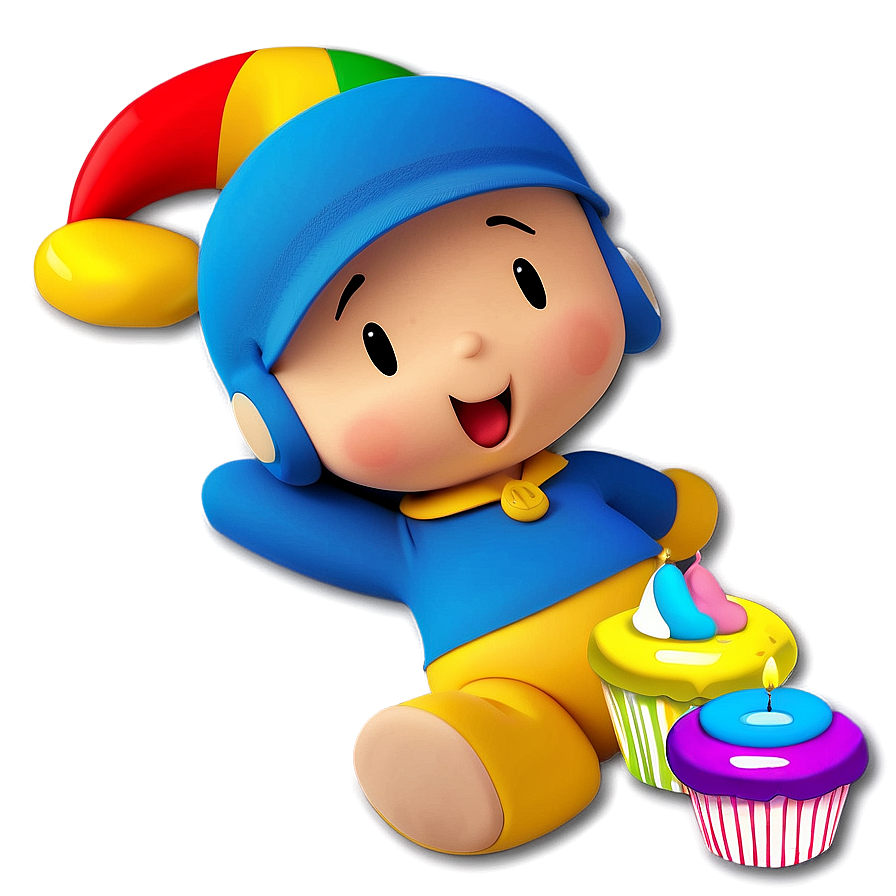 Pocoyo Birthday Theme Png Dsf39 PNG Image