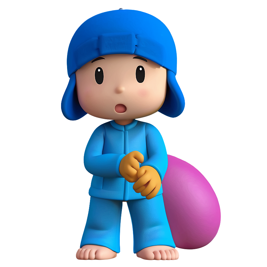 Pocoyo Cartoon Scene Png 60 PNG Image