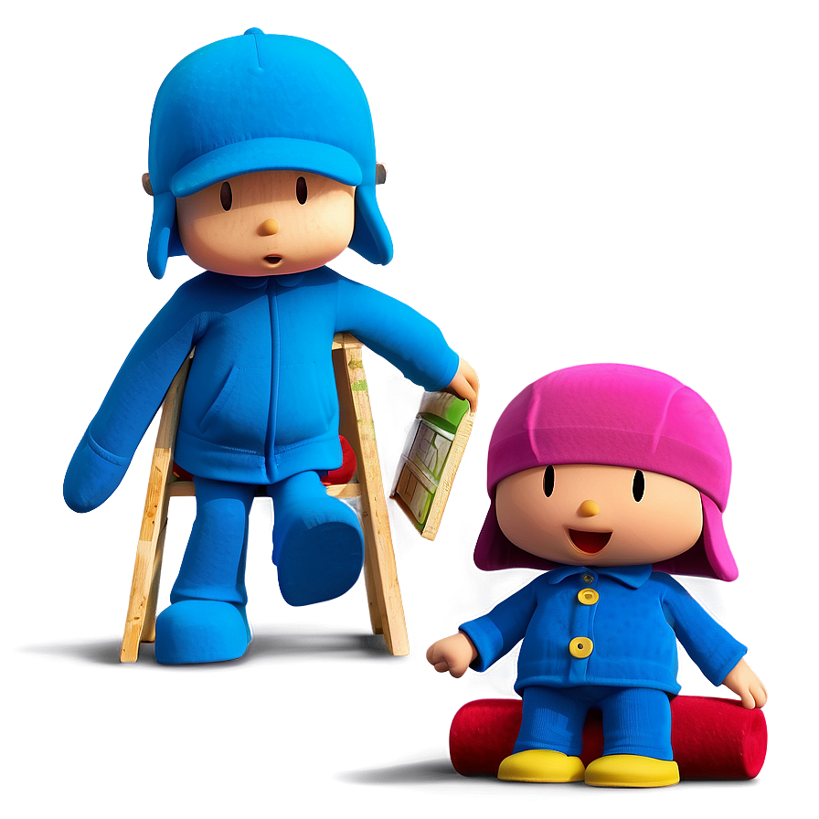 Pocoyo Cartoon Scene Png Hrx22 PNG Image