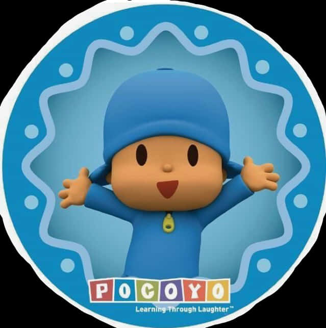 Pocoyo Character Promo PNG Image