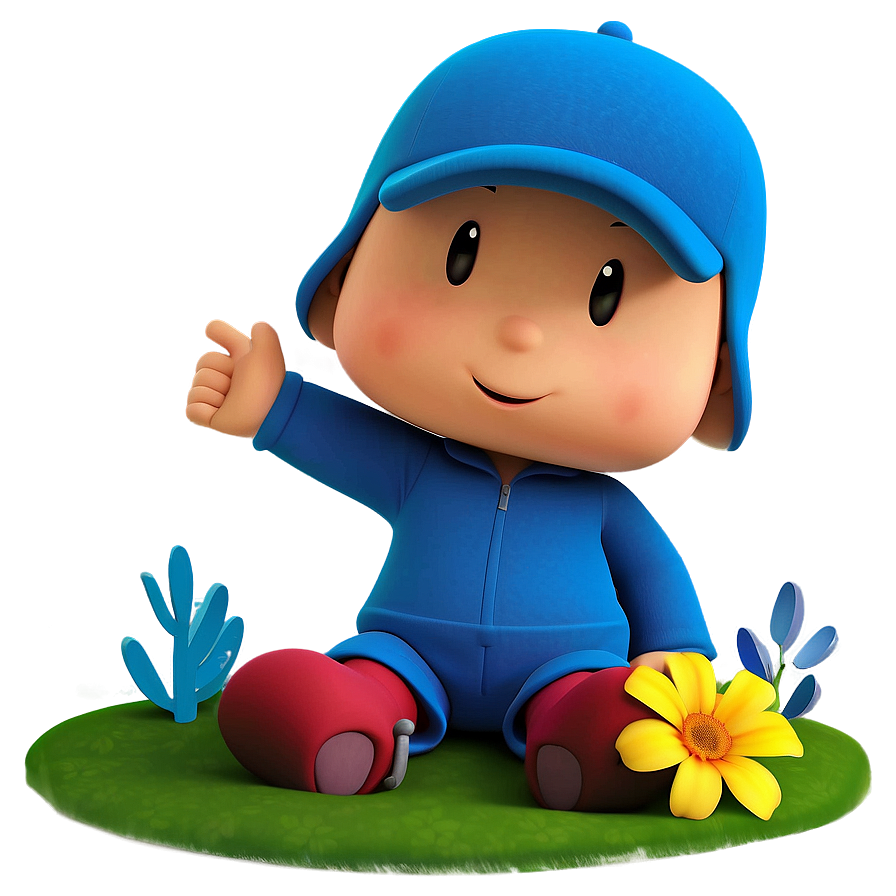 Pocoyo Discovering Nature Png Spx27 PNG Image