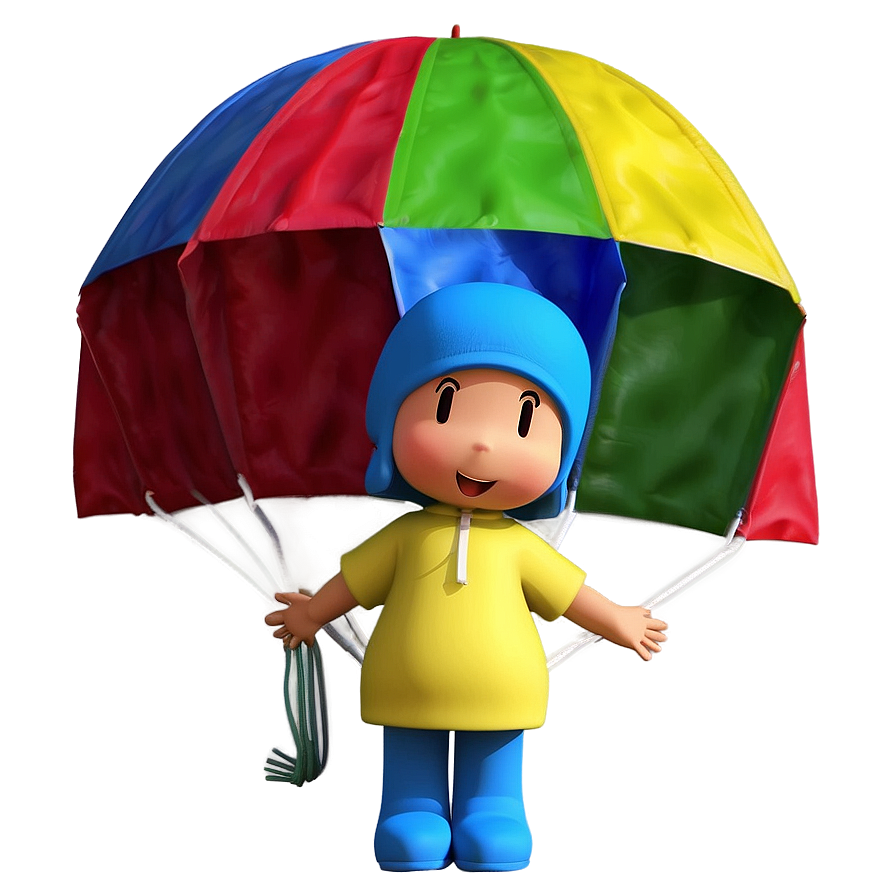 Pocoyo Flying Kite Png 05232024 PNG Image