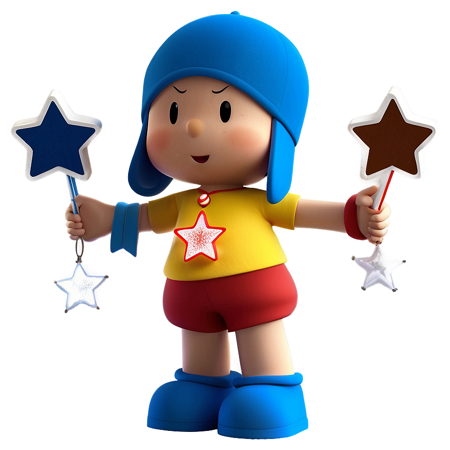 Pocoyo Holding A Star Png 76 PNG Image