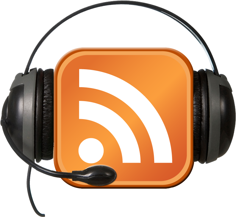 Podcast Iconwith Headphones PNG Image