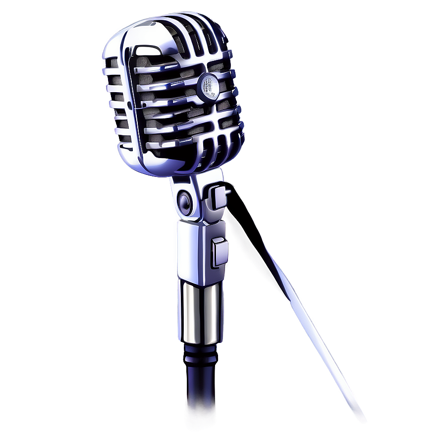 Podcast Mic C PNG Image