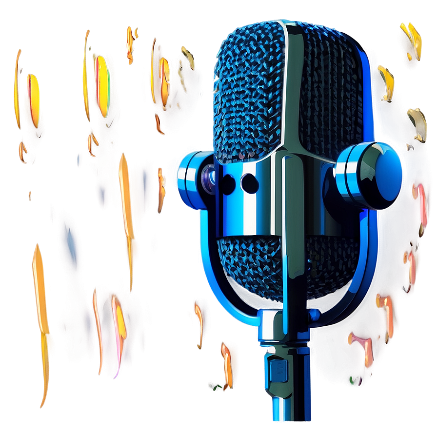 Podcast Mic With Mute Button Png 46 PNG Image