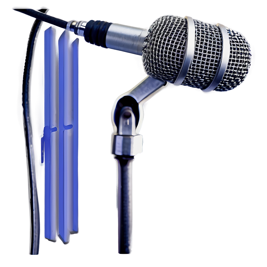 Podcast Microphone And Stand Png 38 PNG Image