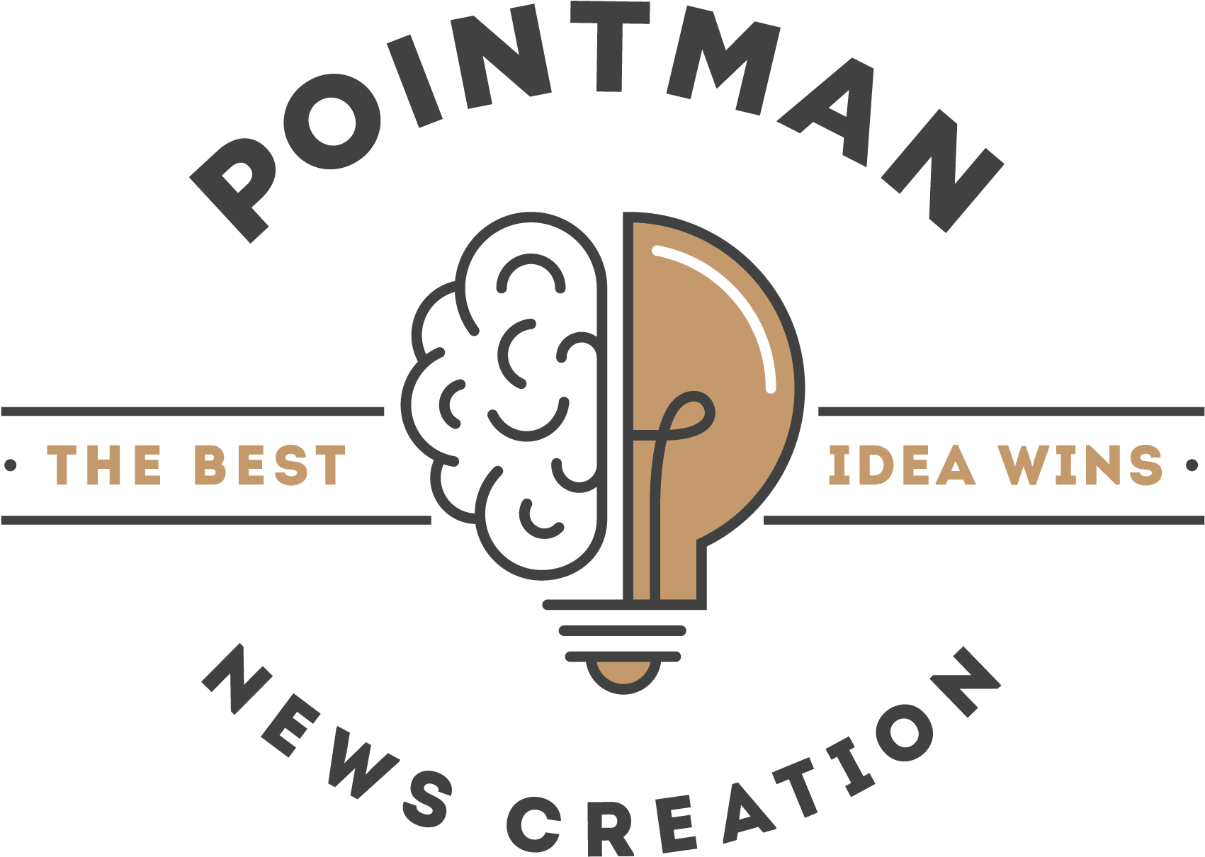 Pointman News Creation Logo PNG Image