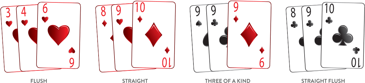 Poker Hands Comparison PNG Image