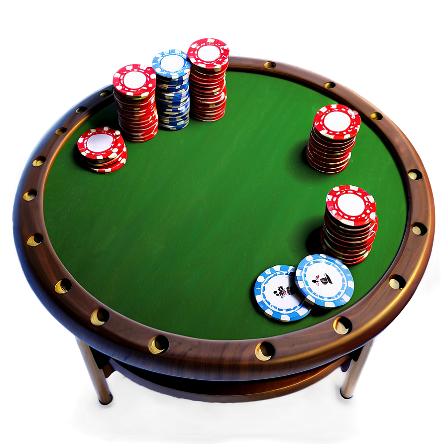 Poker Table Top View Png Kfg52 PNG Image