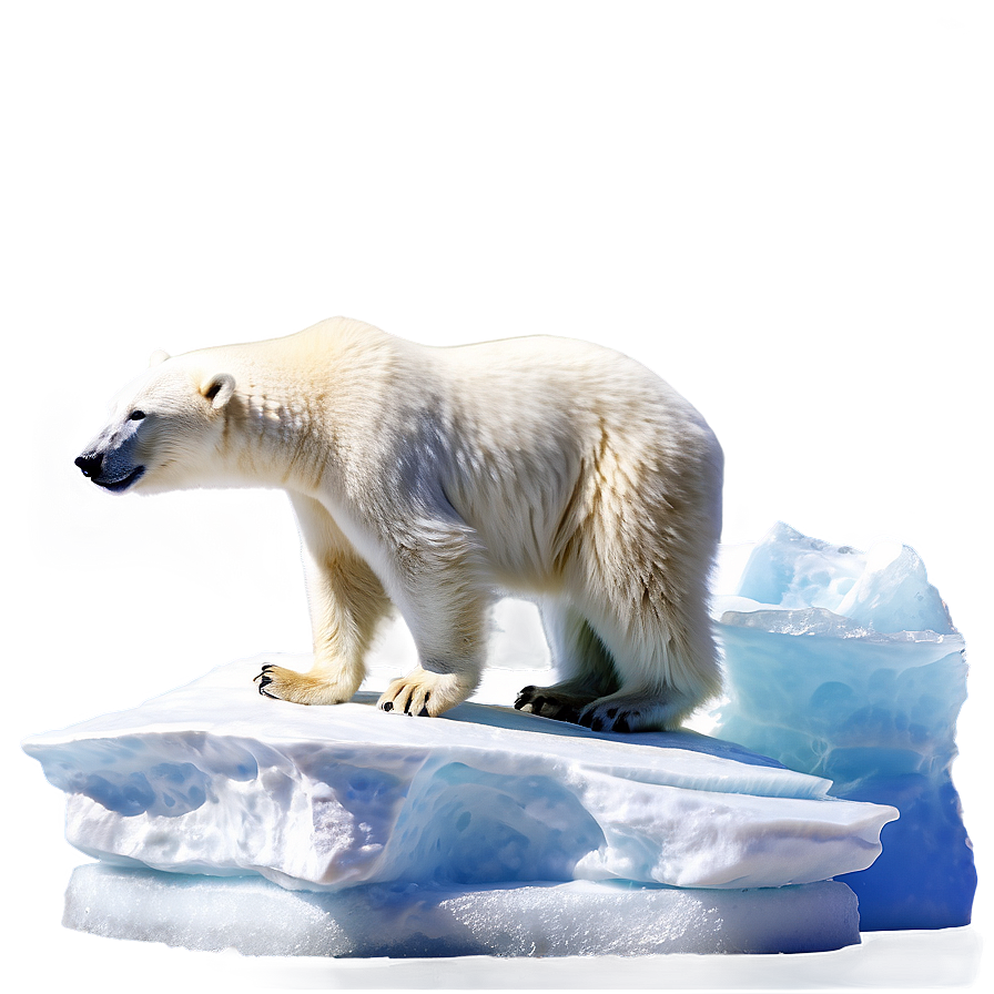 Polar Bear On Iceberg Png 05062024 PNG Image