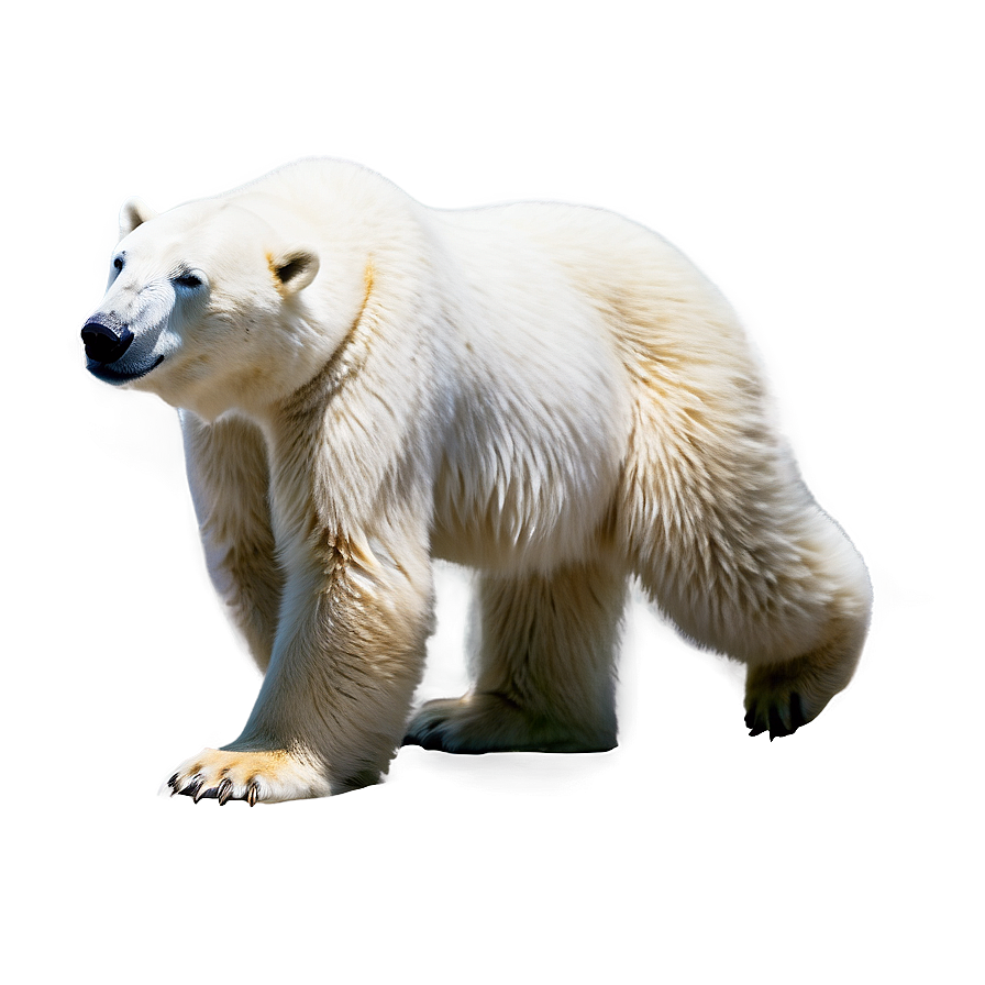 Polar Bear Side View Png 05062024 PNG Image