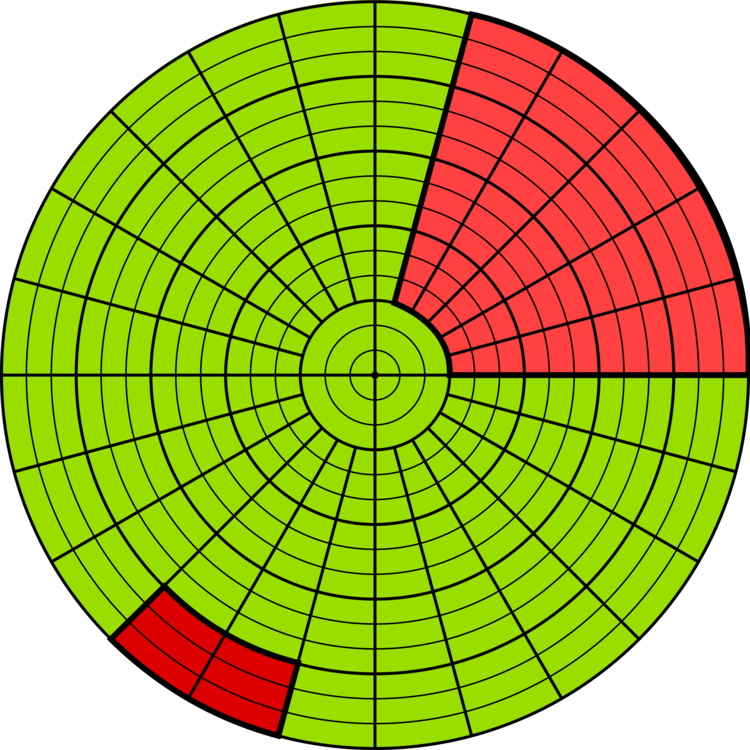 Polar Coordinate Graph Paper PNG Image