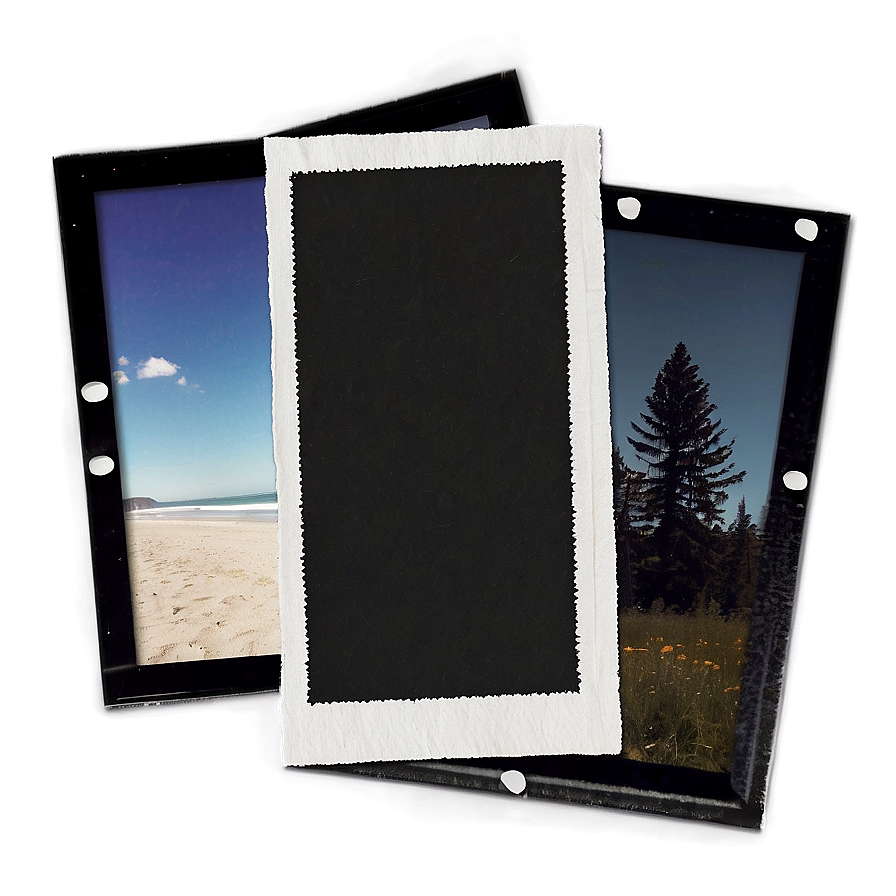 Polaroid Film Picture Frame Png Uwg PNG Image