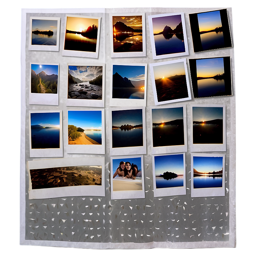 Polaroid Photo Album Template Png 55 PNG Image