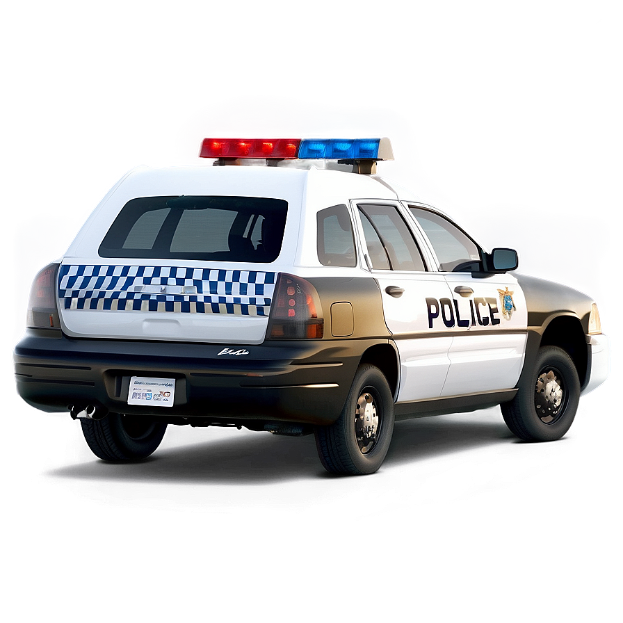 Police Car Back View Png 68 PNG Image