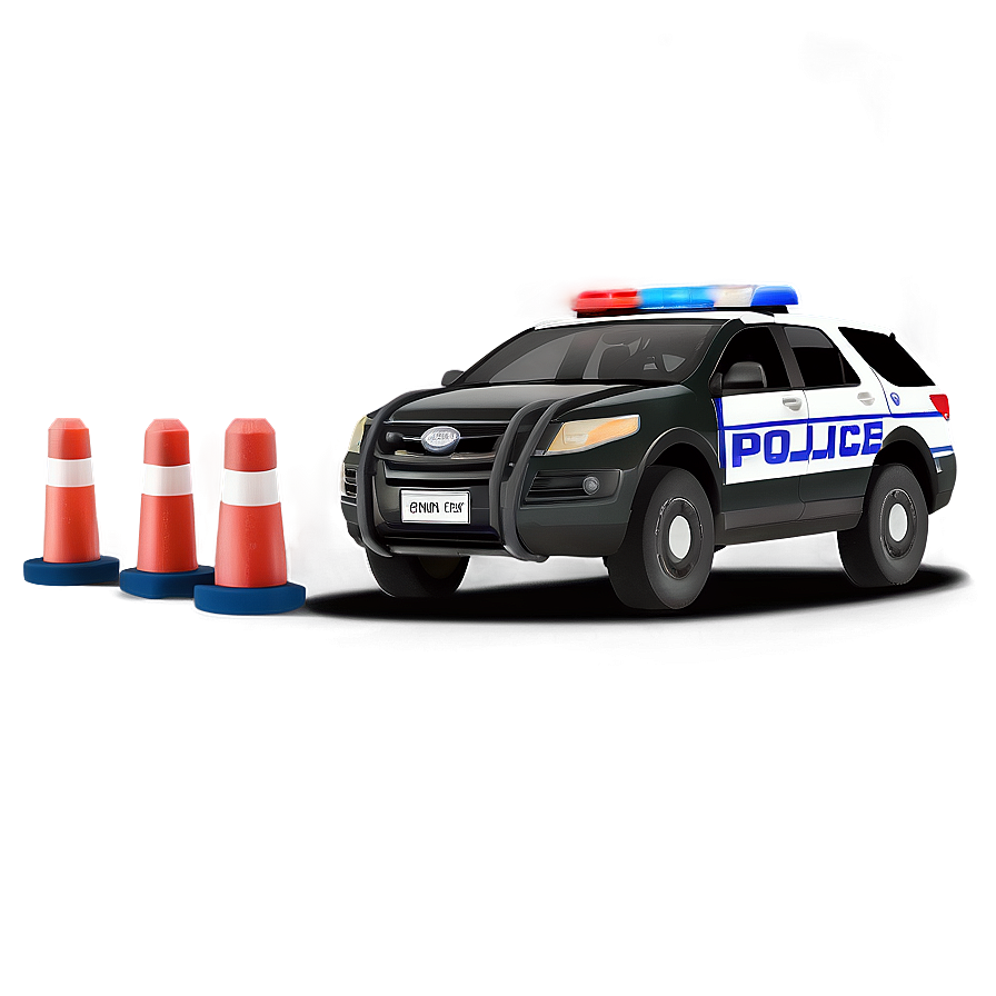 Police Car In Action Png 40 PNG Image