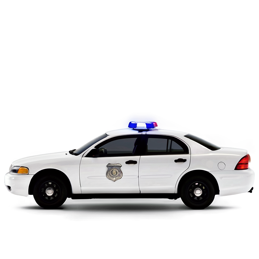 Police Car Outline Png 55 PNG Image