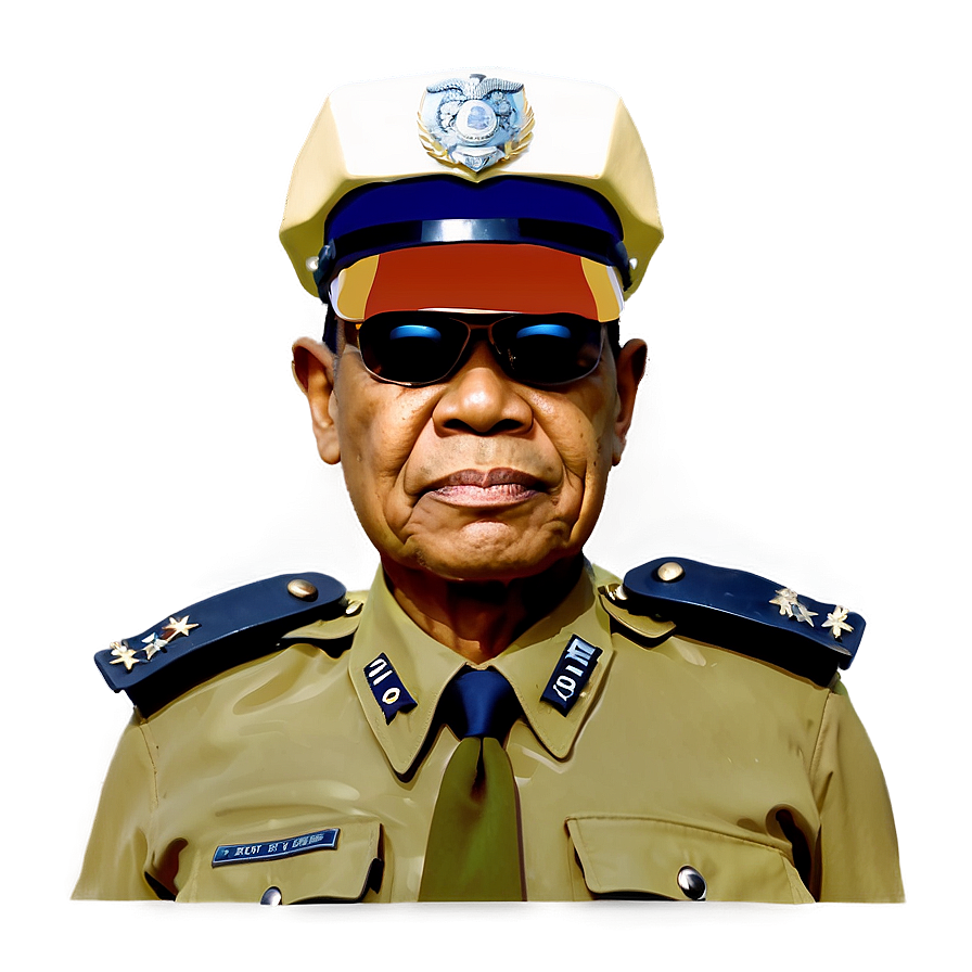 Police Commissioner Officer Png Uuk59 PNG Image