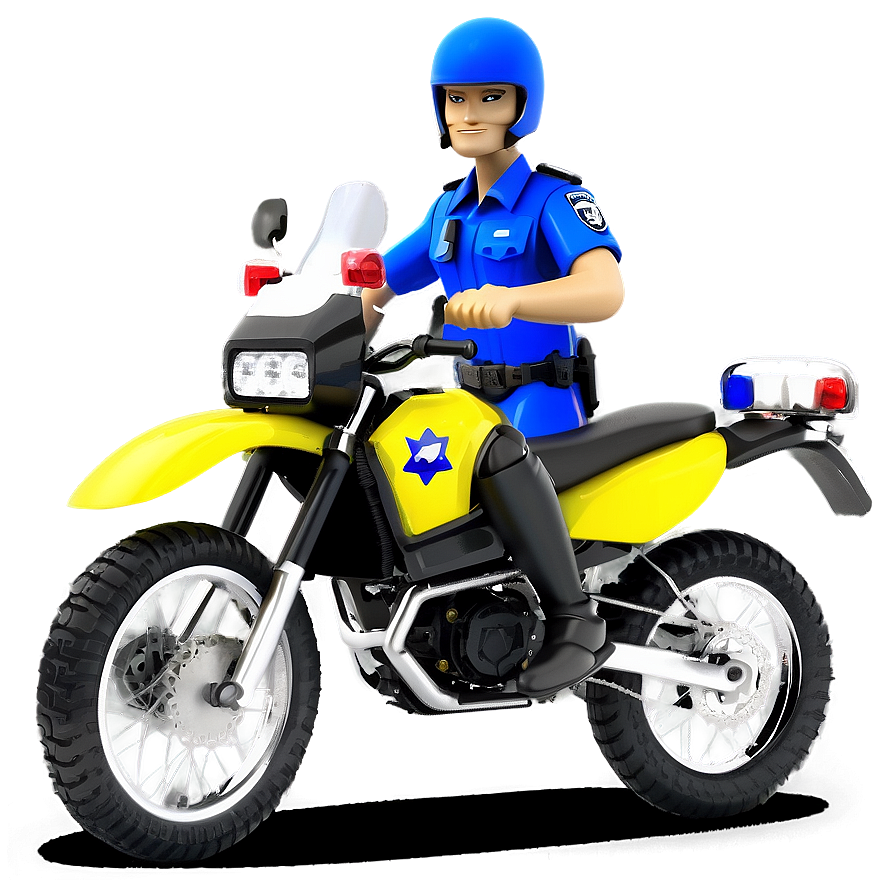 Police Motorbike Png Dwy PNG Image