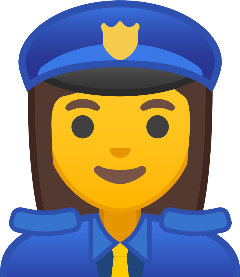 Police Officer Emoji Smile PNG Image