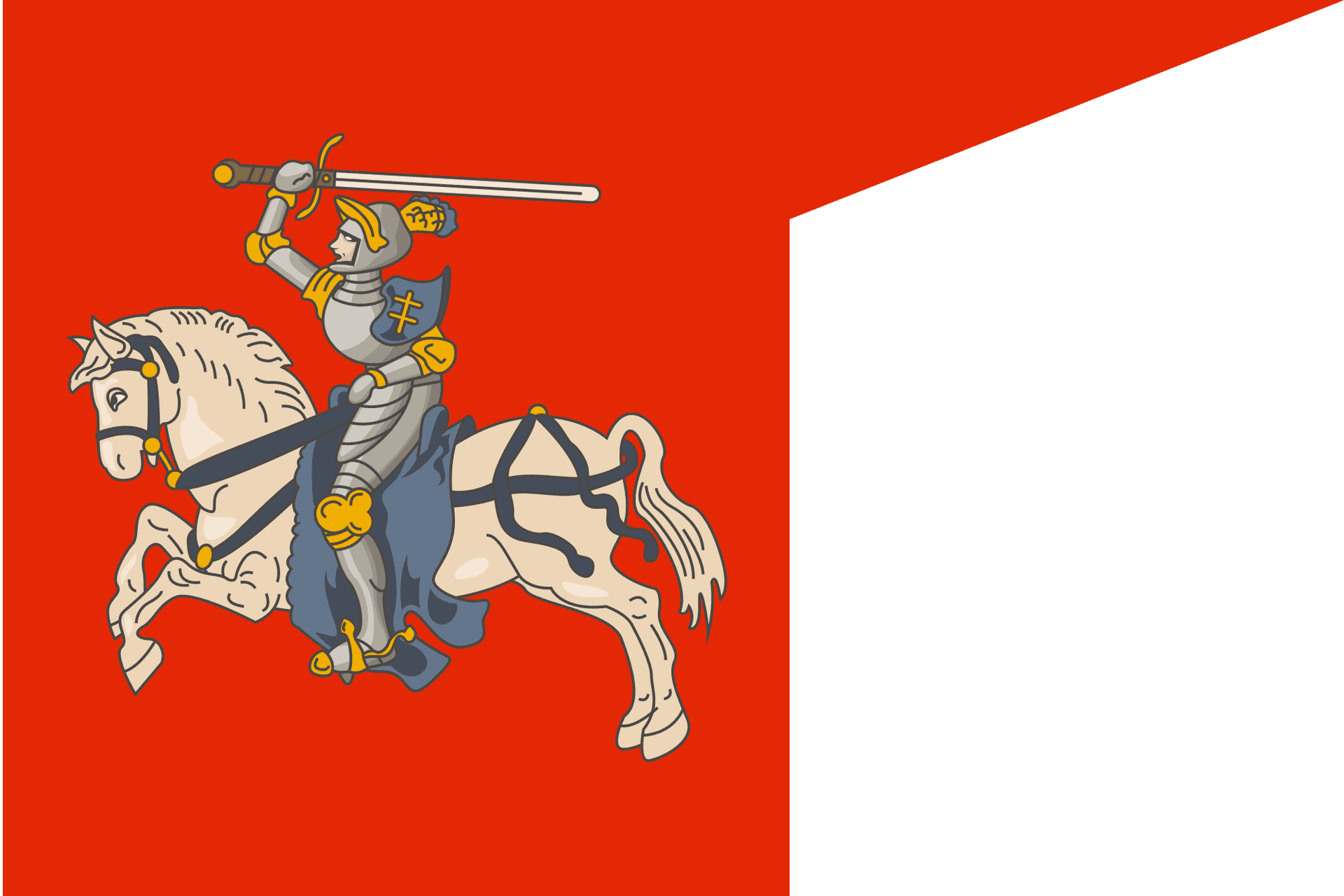 Polish Lithuanian Commonwealth Flag Knight PNG Image