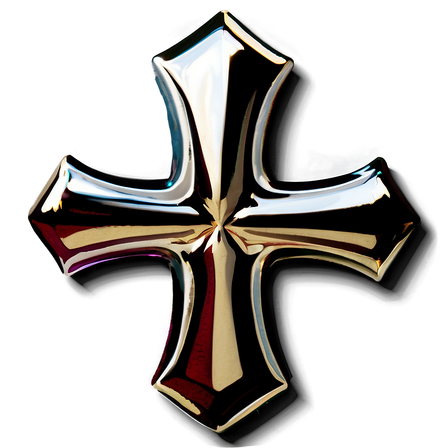 Polished Cross Component Png 41 PNG Image