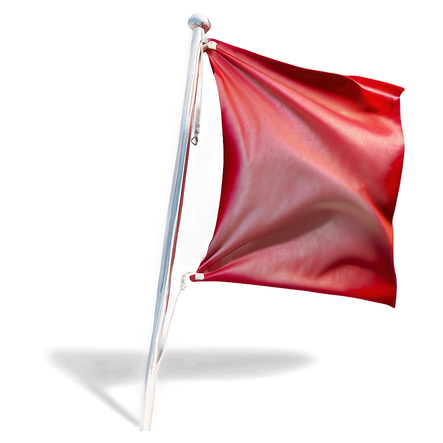 Polished Red Flag Feature Png 05252024 PNG Image