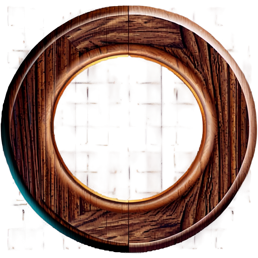 Polished Wood Circle Illustration Png Lmy PNG Image