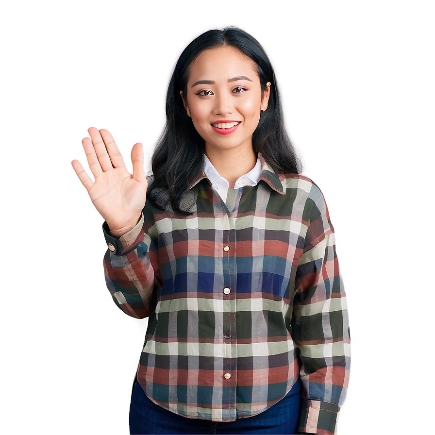 Polite Person Waving Png Njc PNG Image