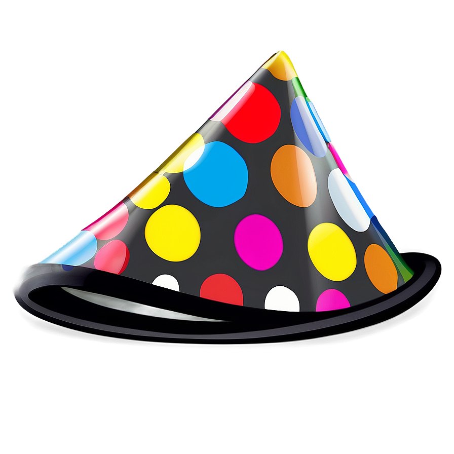 Polka Dot Birthday Hat Png 05042024 PNG Image