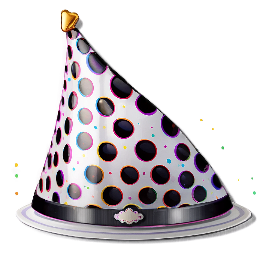 Polka Dot Birthday Hat Png Rou88 PNG Image