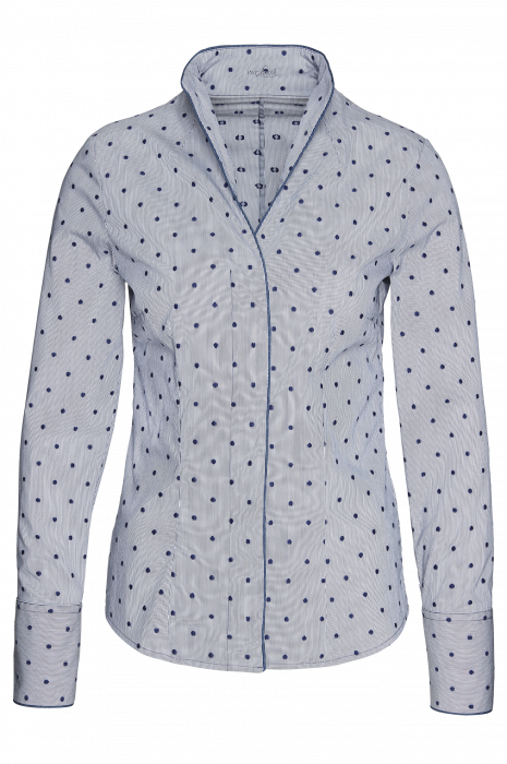 Polka Dot Blue Shirt PNG Image