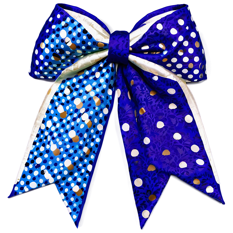 Polka Dot Cheer Bow Png 23 PNG Image