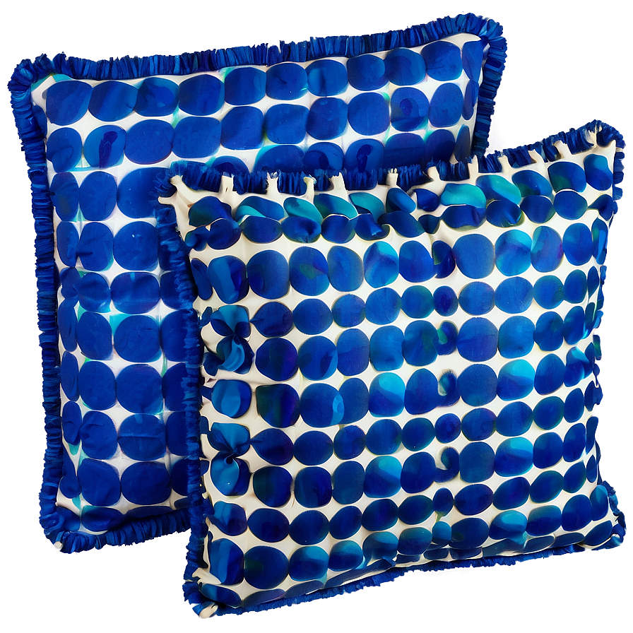 Polka Dot Throw Pillows Png 06262024 PNG Image