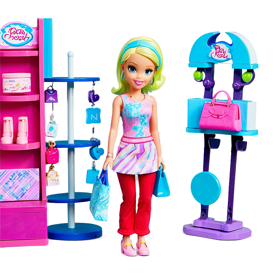 Polly Pocket City Shopping Spree Png Tec PNG Image