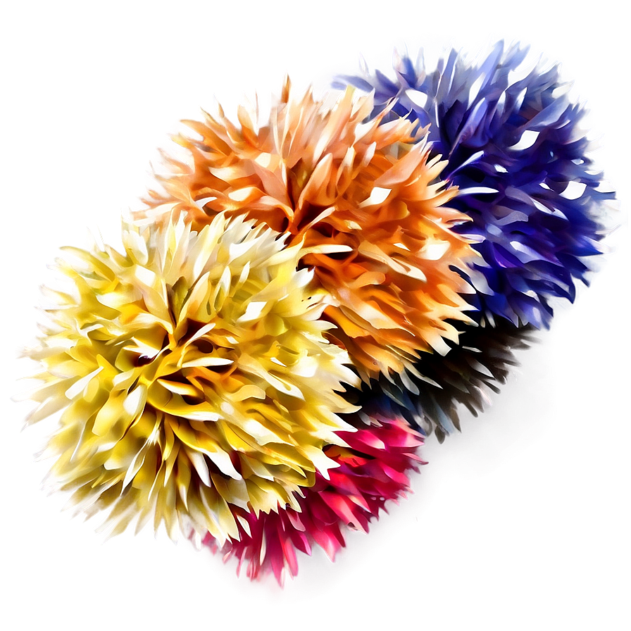 Pom Poms A PNG Image