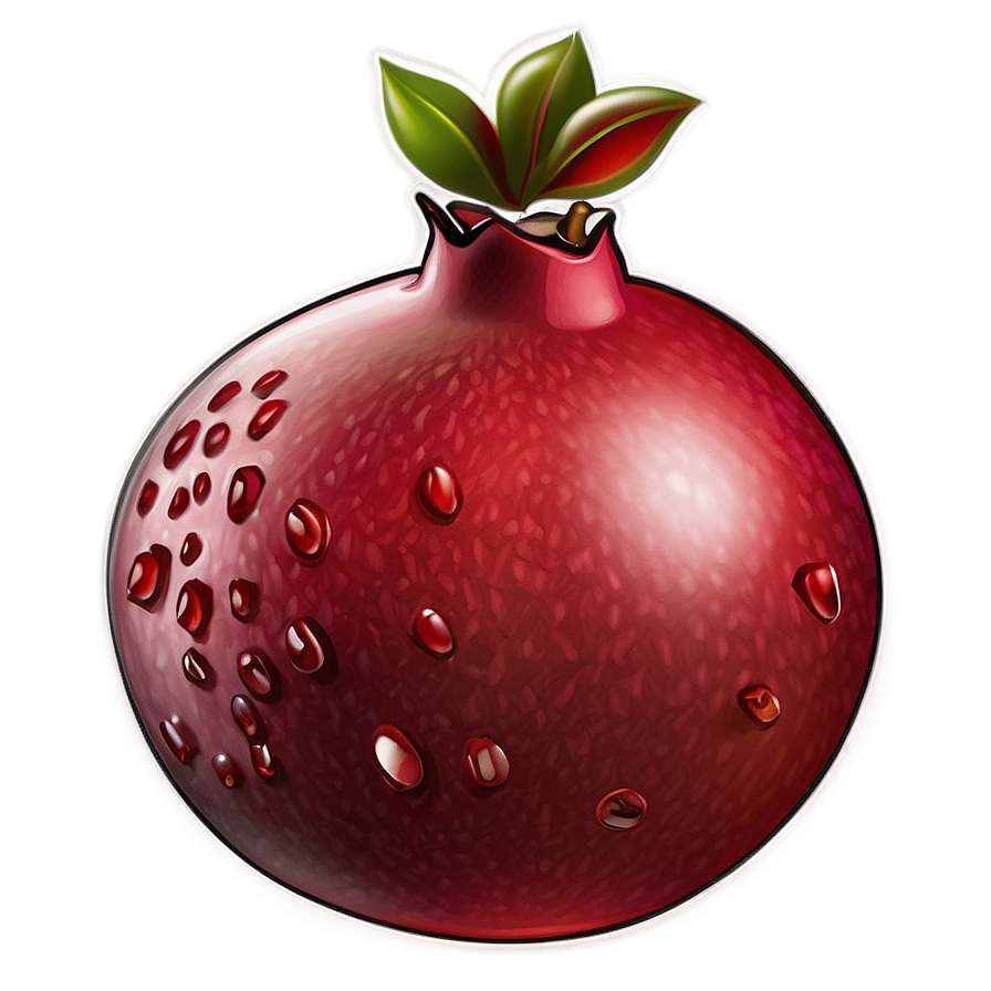 Pomegranate Emoji Png Xfy PNG Image